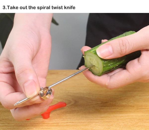 Fruits & Veggies Magic Spiral Knife - Inspire Uplift