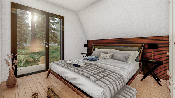 Modern A Frame Cabin, 28ft by 45ft, 1260 sq. ft. Tiny House 1 (11).jpg