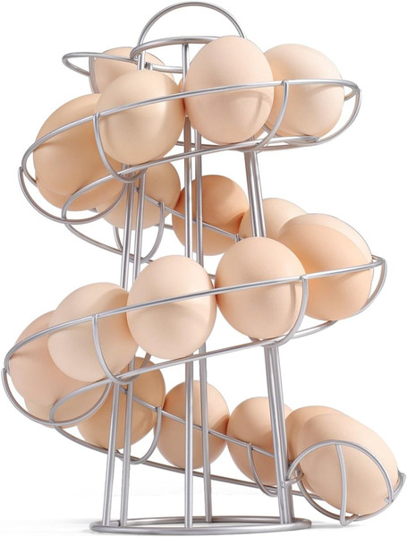 Egg Skelter Egg Storage - Silver