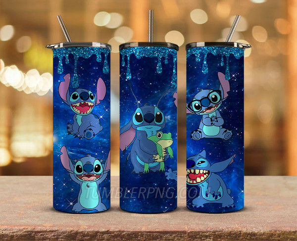 Stitch Disney Inspired Starbucks Cold Cup Tumbler. Can Be Personalised.  Straw Topper Optional. Great Gift Idea. 