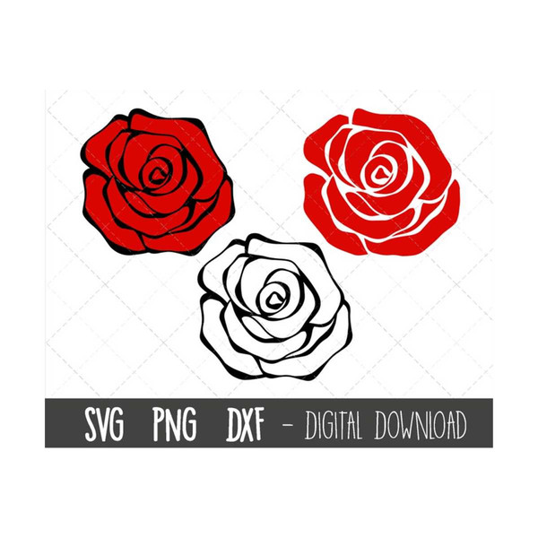 Rose SVG, Rose svg bundle, flower svg, flower clipart, sprin - Inspire ...