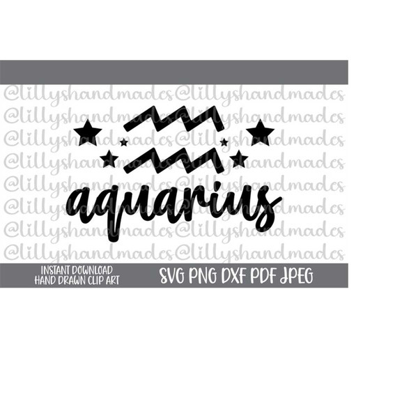 Aquarius Svg Aquarius Png Aquarius Vector Aquarius Clipart A - Inspire ...