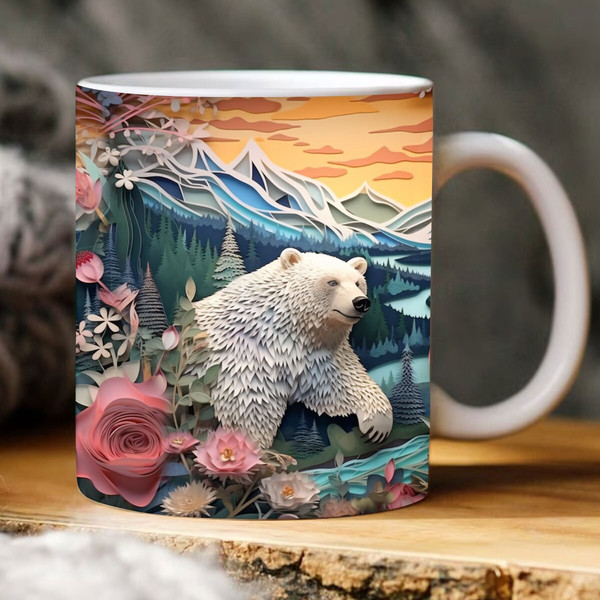 3D Mug Bear Mug - Inspire Uplift