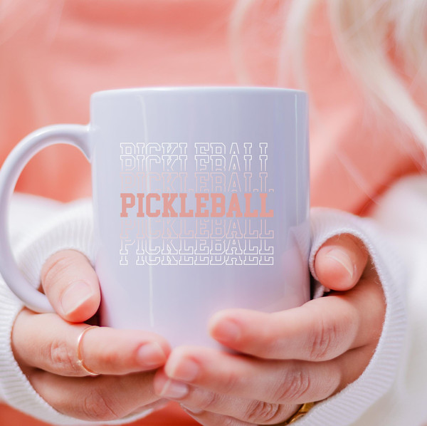 Pickleball Mug, Pickleball Coffee and Tea Gift Mug, Pickleball Gift, Pickleball, Ball, Pickle - 4.jpg