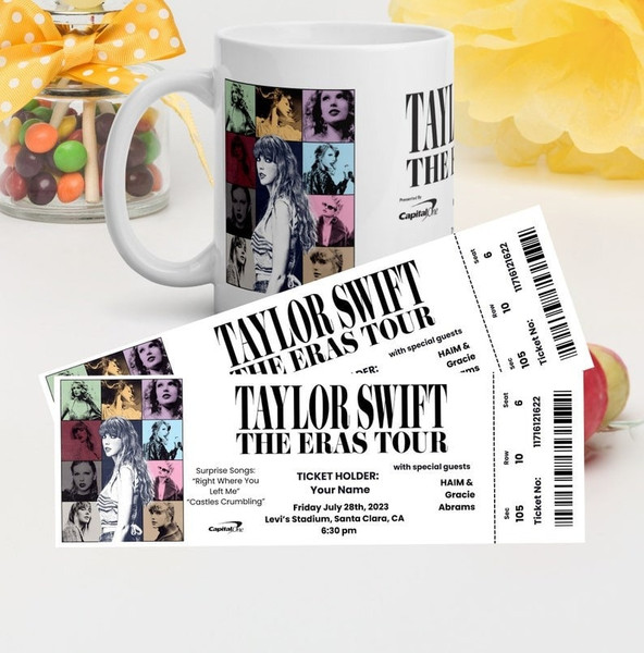 Taylor Swift The Eras Tour, Taylor Swift Concert 2023 Mug - Ink In
