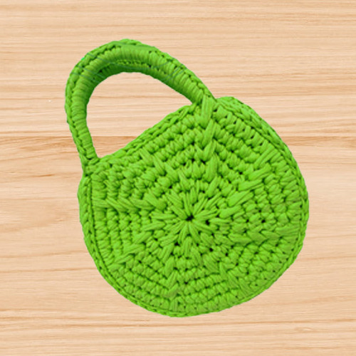 A crochet round bag pattern