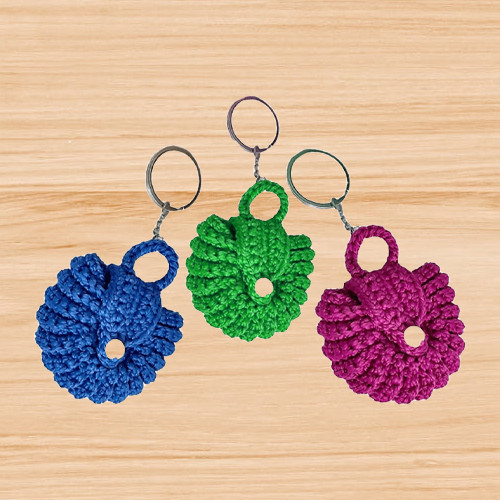 Crochet Essential Oil Roller Keychain, Crochet Keychain, Crochet Essential  Oil Keychain, Easy Crochet Keychain For Beginner, Crochet Pattern