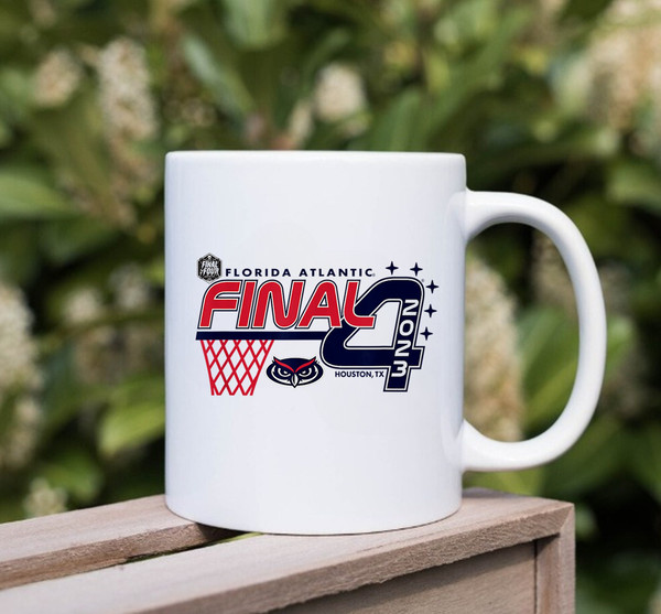 2023 Basketball Mug, Florida Atlantic Owls Final Four 2023 Basketball, Mug Sport - 2.jpg