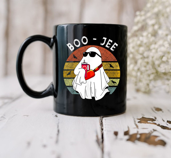 Boujee Boo-Jee Mug , Funny Boo Mug, Funny Halloween Mug, Gift Mug, Halloween Mug, Ghost Mug, Happy Halloween Mug - 2.jpg
