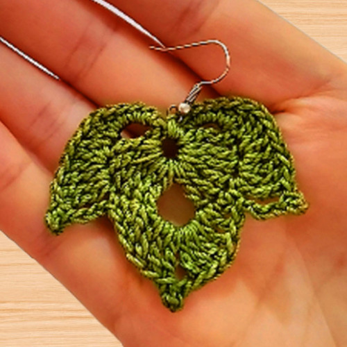 crochet earrings pattern
