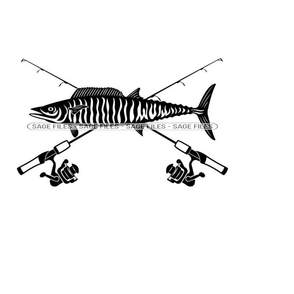 Wahoo Fishing SVG, Fishing Logo Svg, Fish Svg, Fishing Clipa - Inspire  Uplift