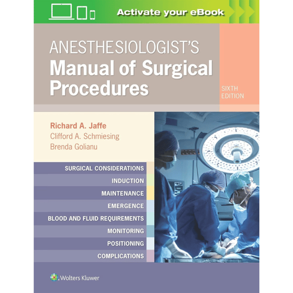 Anesthesiologist's Manual of Surgical Procedures 6th Edition.png