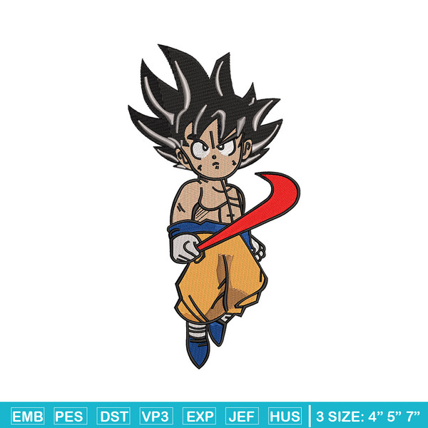 Goku kid nike embroidery design, Dragonball embroidery, Embroidery file, Embroidery shirt, Emb design, Digital download.jpg