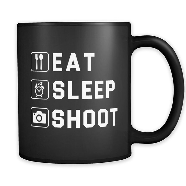 Photographer Gift for Photographer Mug Photography Gift Photography Mug Artist Gift for Artist Mug Eat Sleep Shoot Mug #a767 - 1.jpg