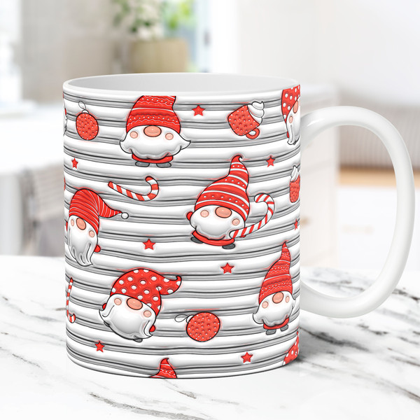 5 Cute Christmas Sublimation Template 11oz 15oz Mug - Inspire Uplift