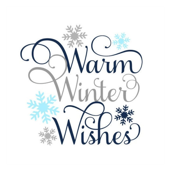 Warm Winter Wishes SVG, Christmas SVG, Winter Sign SVG, Digi - Inspire ...