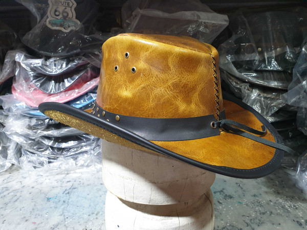 Western Australian Cowboy Outback Leather Hat (6).jpg