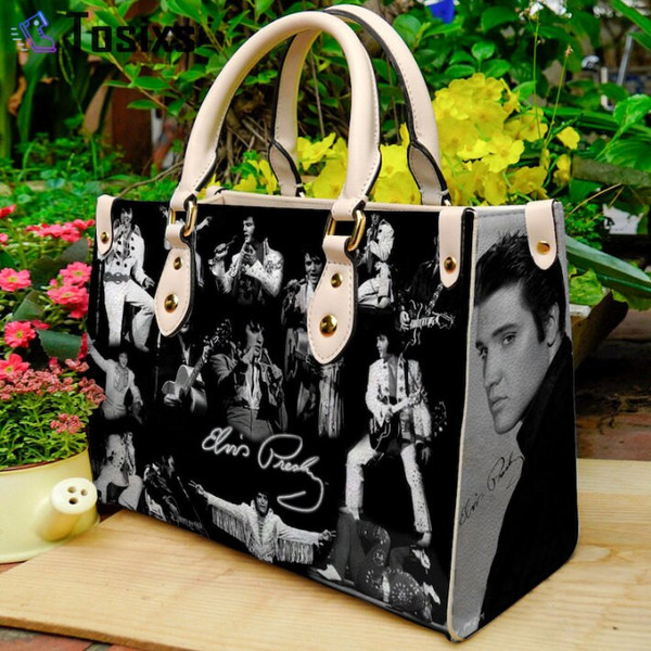 Elvis presley Leather Bag,Elvis presley Bag And Purse,Elvis presley Lover HandBag,Custom Leather Bag,Women Handbag,Shopping Bag,Handmade Bag - 1.jpg