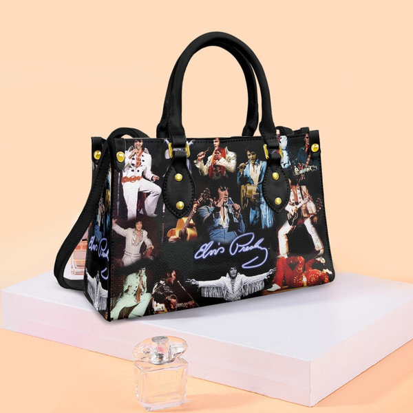 Elvis Presley Premium Leather Bag,Elvis Presley Bags And Purses,Elvis Presley Lover's Handbag,Custom Leather Bag,Woman Handbag,Vintage Bag - 1.jpg