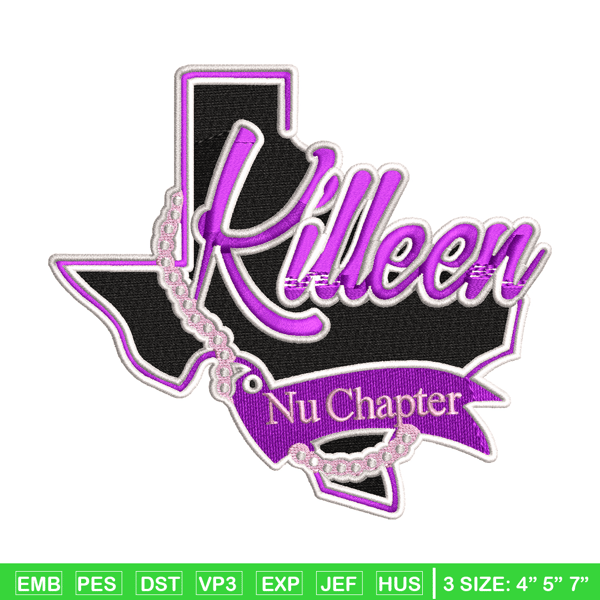 Killen nu chapter logo embroidery design, logo embroidery, logo design, logo shirt, Embroidery file, Instant download.jpg