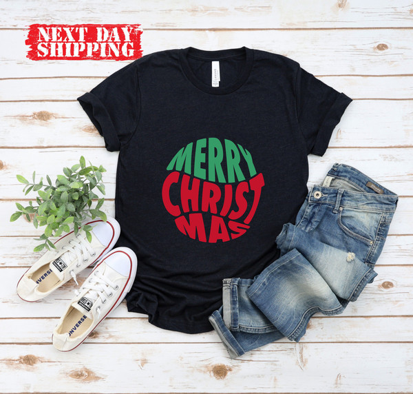 Merry Christmas Shirt,Christmas Shirts,70s Style Merry Christmas Shirt, Christmas T-shirt,Xmas Funny Xmas,Merry Xmas,Holiday Santa Claus - 5.jpg
