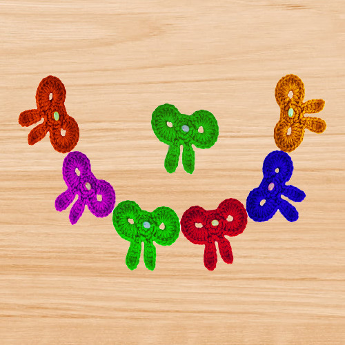 a crochet bow pattern