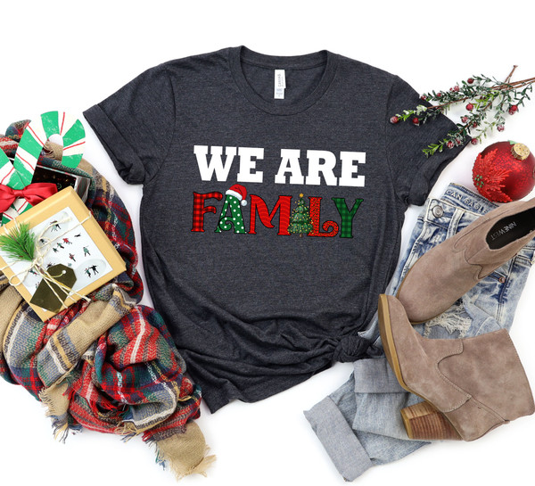 We Are Family Christmas Shirt,Custom We Are Family Christmas Shirts,Custom Family Matching Christmas Tshirt,Family Group Christmas Tee Gifts - 5.jpg