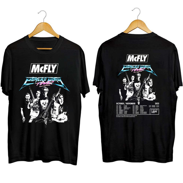 McFly Power to Play Tour 2023 Shirt, McFly Band Fan Shirt, McFly 2023 Concert Shirt, Power to Play 2023 Concert Shirt - 1.jpg