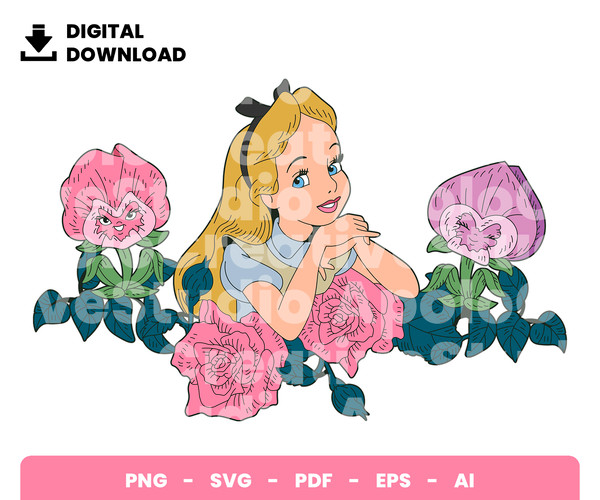 Alice in Wonderland Singing Flowers - P01.jpg