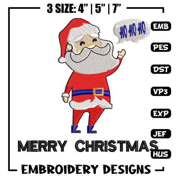 Satan hohoho embroidery design, Chrismas embroidery, Embroidery file, Embroidery shirt, Emb design,Digital download.jpg