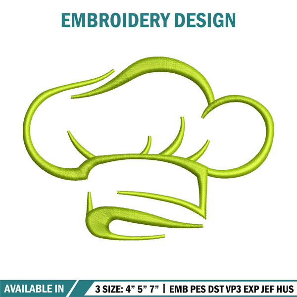 Cooking hat embroidery design, Cooking hat embroidery, Embroidery file, Embroidery shirt, Emb design, Digital download.jpg