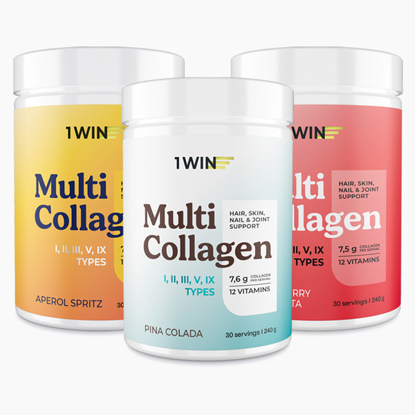 Multi Collagen I,II,III,V,IX types & Vitamins 240g / 0.53lb