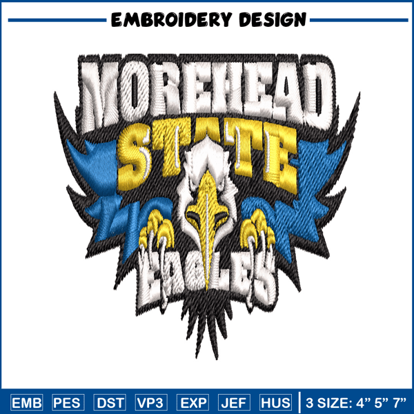 Morehead State Eagles embroidery, Morehead State Eagles embroidery, Football embroidery, NCAA embroidery..jpg