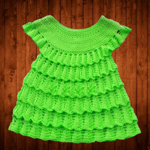 a crochet baby dress oattern