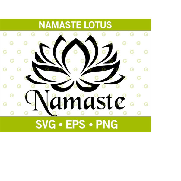 Namaste SVG, Lotus Flower SVG, Heart SVG, Love Svg, Yoga Svg - Inspire ...