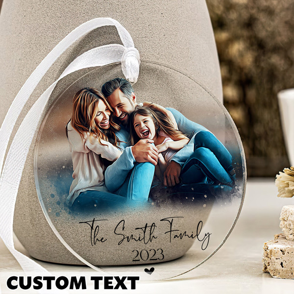 Personalized Family Picture Ornament, Christmas Gift, Custom Photo Ornament, Personalized Family Christmas Ornament, Family Ornament - 7.jpg