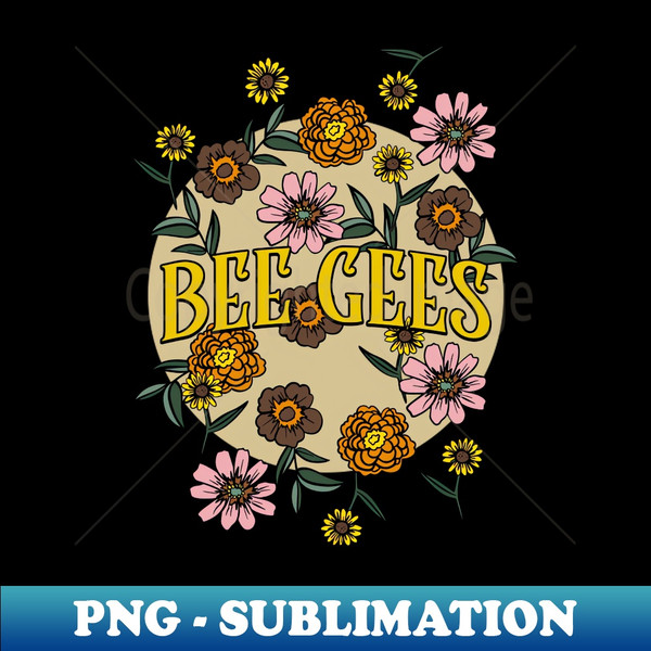 WP-20231021-1079_Bee Gees Name Personalized Flower Retro Floral 80s 90s Name Style 4320.jpg