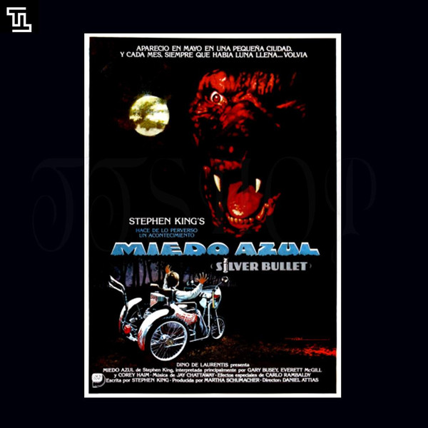 TTAA111-Silver Bullet Spanish poster PNG,  Horror Movie PNG.jpg