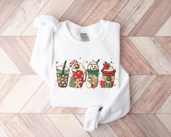 Christmas Coffee Sweatshirt, Christmas Sweatshirt, Coffee Lover Christmas Gift, Holiday Sweater, Womens Holiday Shirt, Winter Shirt - 6.jpg