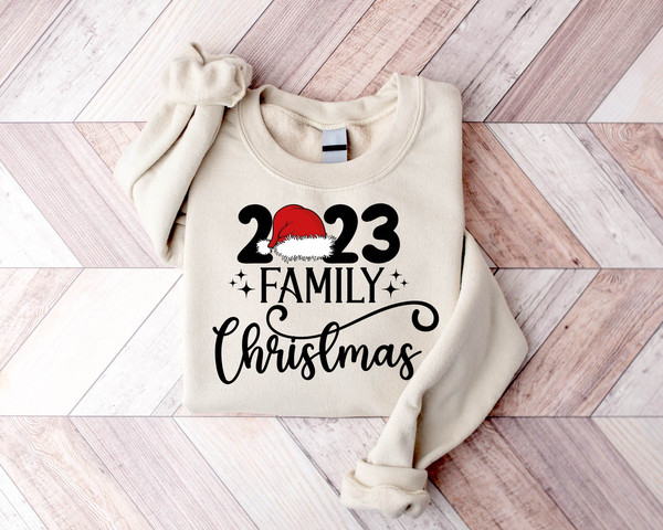 Family Christmas 2023 Sweatshirt, Christmas Family Shirt, Matching Christmas Santa Shirts, Christmas Gifts For Family, Christmas Party Shirt - 3.jpg