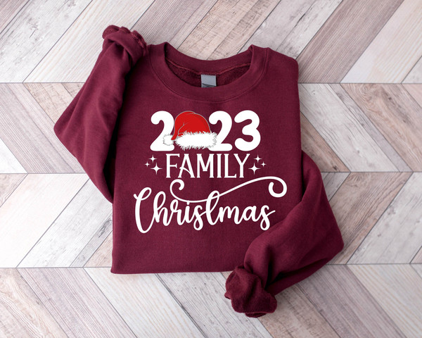 Family Christmas 2023 Sweatshirt, Christmas Family Shirt, Matching Christmas Santa Shirts, Christmas Gifts For Family, Christmas Party Shirt - 6.jpg