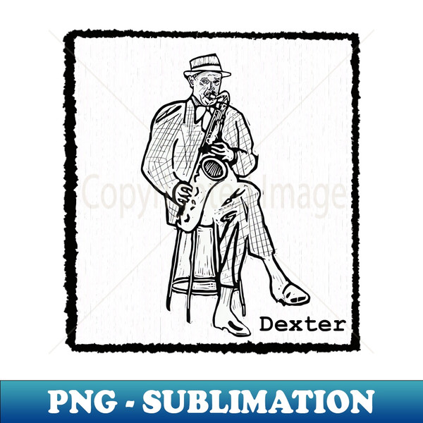 TC-20231024-2785_Dexter Gordon Legendary Jazz Saxophone Player Linotype Art Original Design T-Shirt - Gift for Vinyl Collector Jazz Fan or Musician 4412.jpg