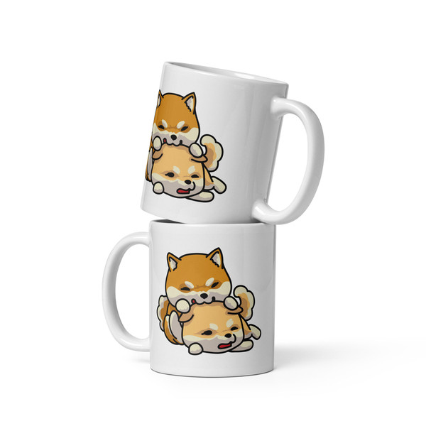 Beige Cute Puppy Dog 11oz White Ceramic Mug Coffee Tea Lover Gift Home Living Office, Gift for, Gift for Girlfriend, Coffee Cup, Tea Mug - 1.jpg