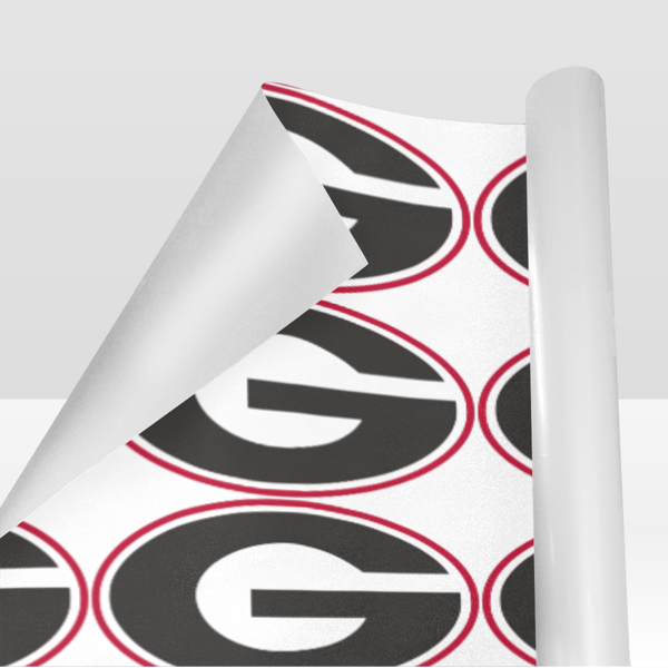 Georgia Bulldogs Gift Wrapping Paper.png