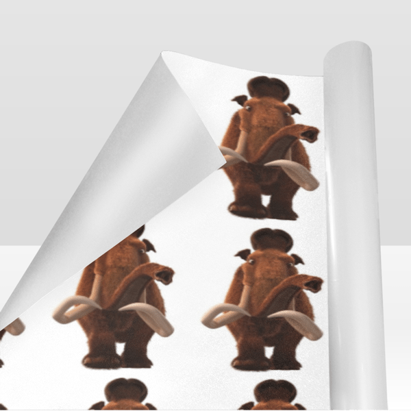Ice Age Mammoth Manny Gift Wrapping Paper.png