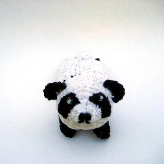 Souvenir toy Panda_amigurumi panda_handmade_panda a pendant on a bag_panda a suspension on the car mirror_kids toy.jpg