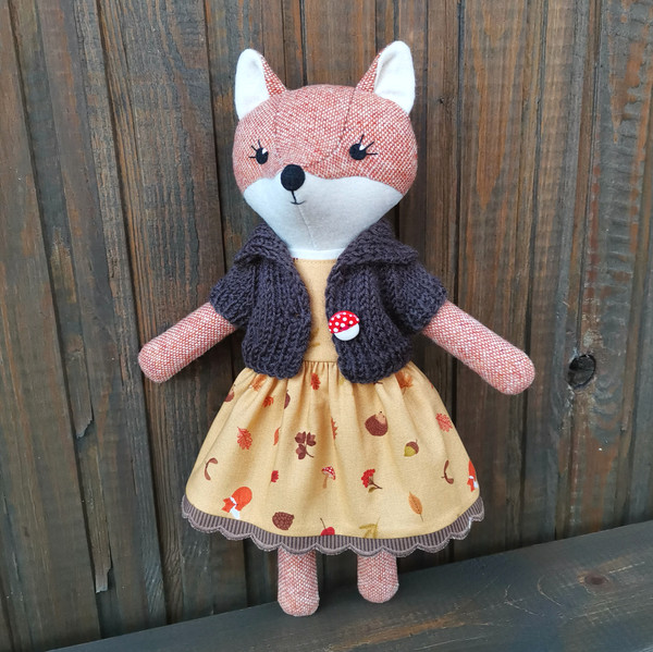 Stuffed-fox-doll