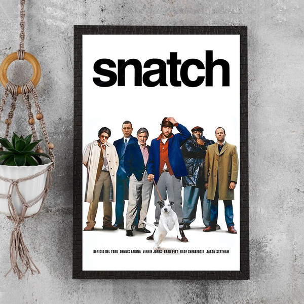 Snatch Movie Poster Print & Unframed Canvas Prints