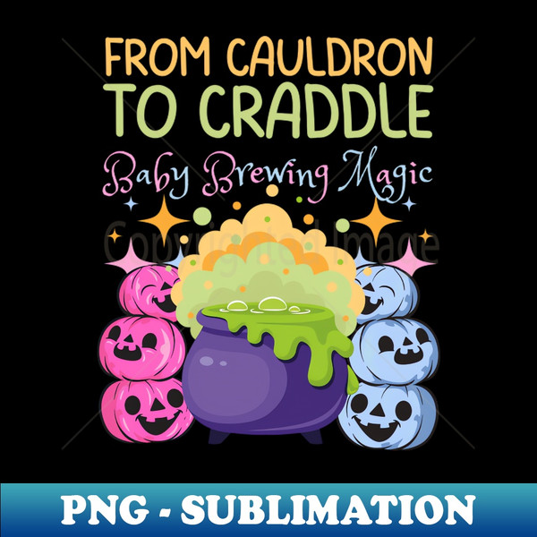 ES-20231102-6737_Cute Halloween Baby Brewing Magic Gender Reveal Announcement Pumpkin 9762.jpg