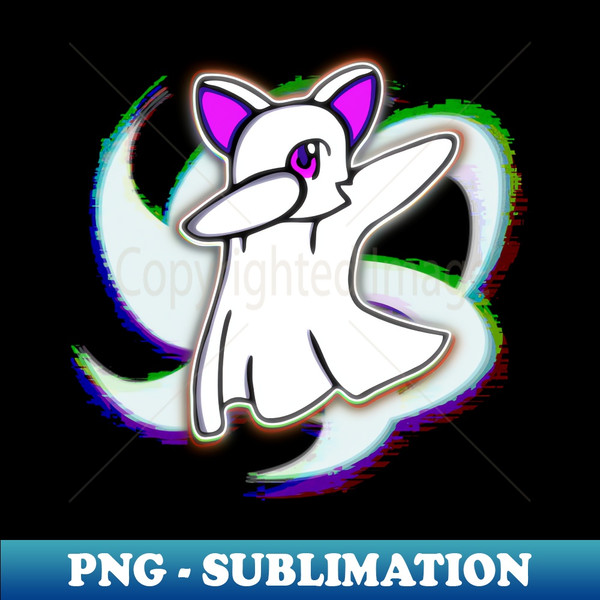 ZE-20231102-7480_Dabbing Ghost Cat Halloween Trick Or Treat Graphic Illustration Novelty 3271.jpg